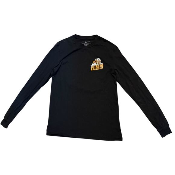 Volcom Black Long Sleeve Cotton Always Frothing Shirt Small - Picture 3 of 5